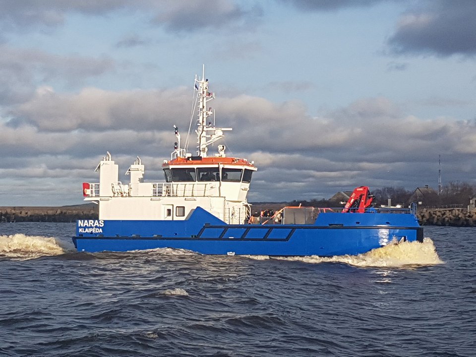 The new vessel will assure the safety of Klaipeda Seaport